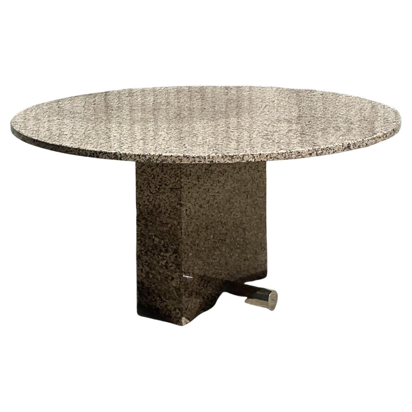 Table de salle à manger vintage Boho en granit