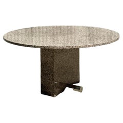 Vintage Boho Custom Granite Dining Table