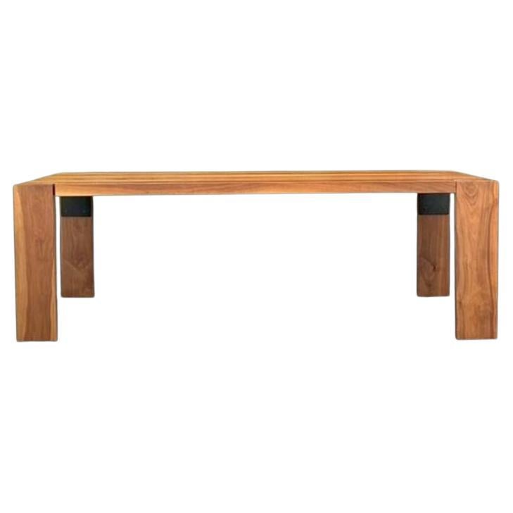 Vintage Boho Custom Plank Dining Table