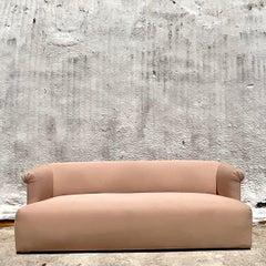 Vintage Boho Custom Roll Arm Sofa
