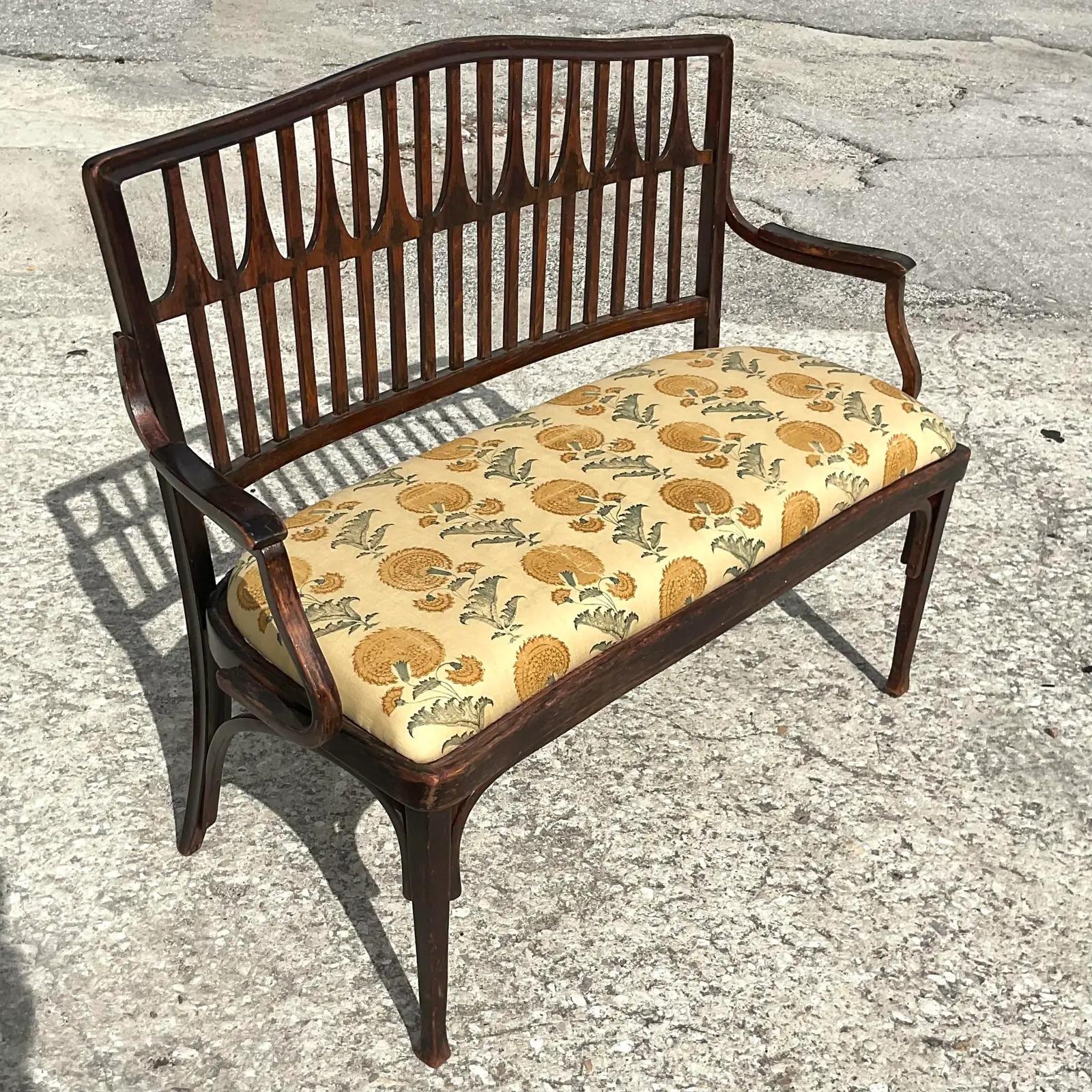 indian upholstered bench