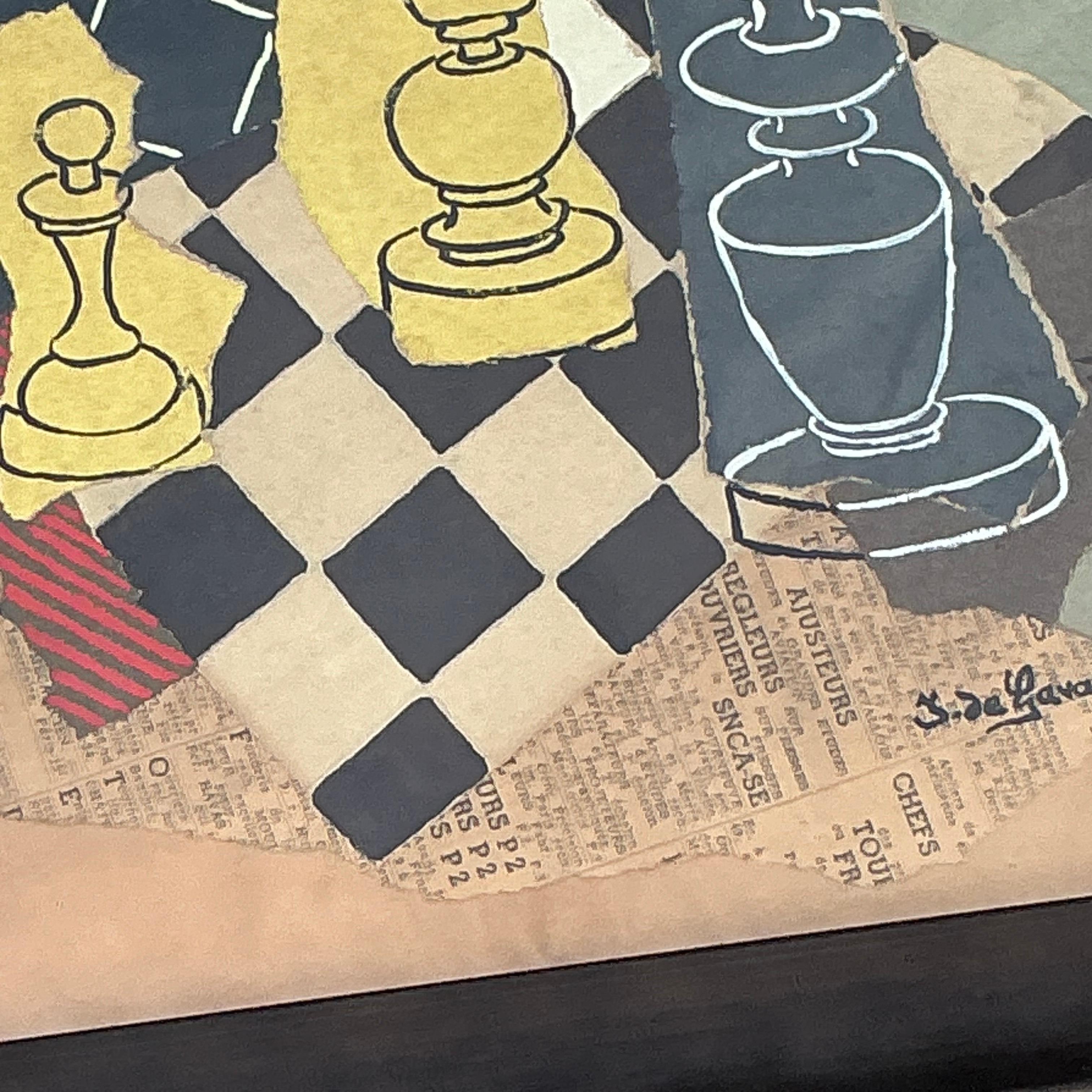 Introduisez un élément artistique captivant dans votre espace avec ce Vintage Boho DeGavarie Original Collage. Parfait pour les intérieurs de style américain, ce collage présente un mélange dynamique de textures, de couleurs et de matériaux,