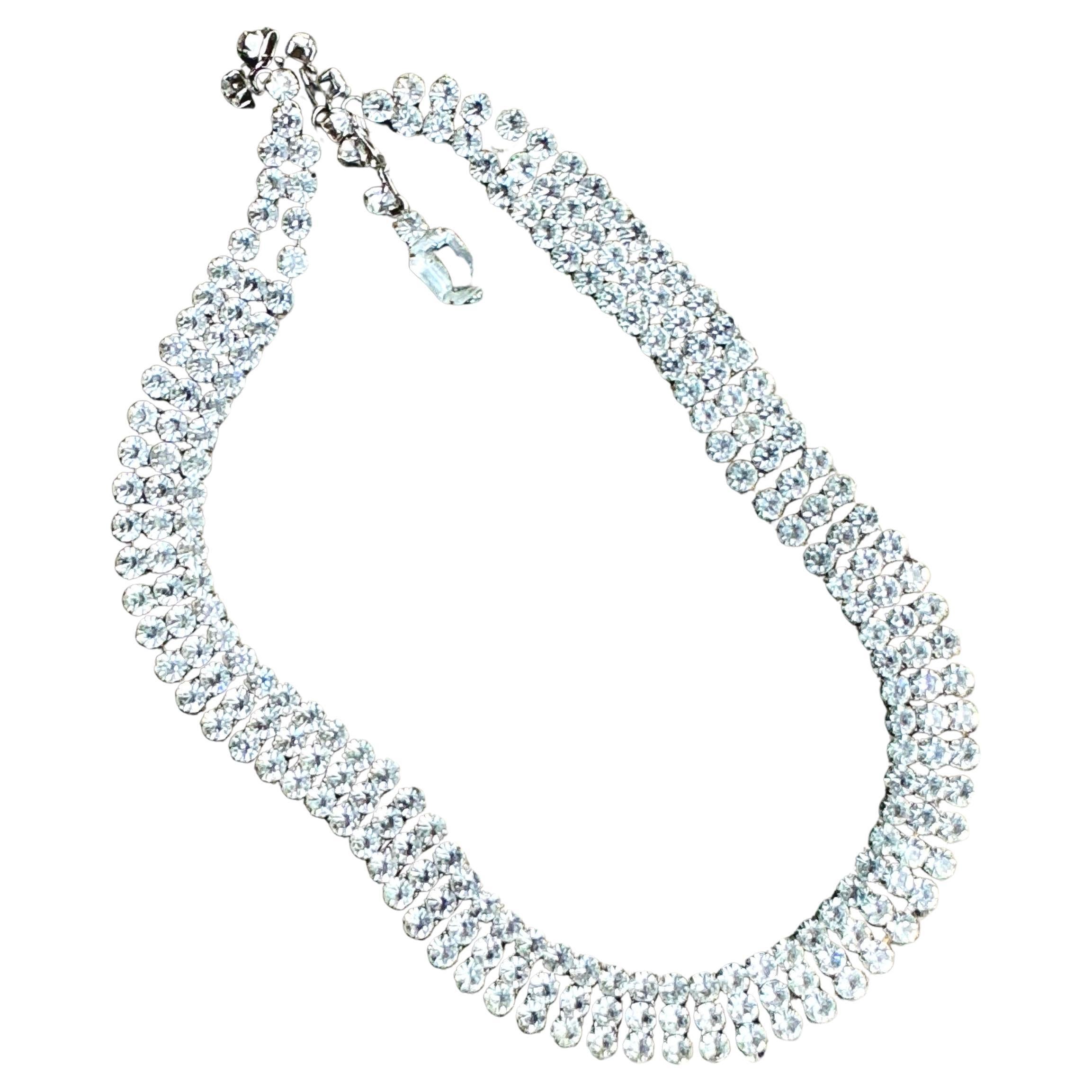 Vintage Boho Rhinestone Diamond Belt For Sale
