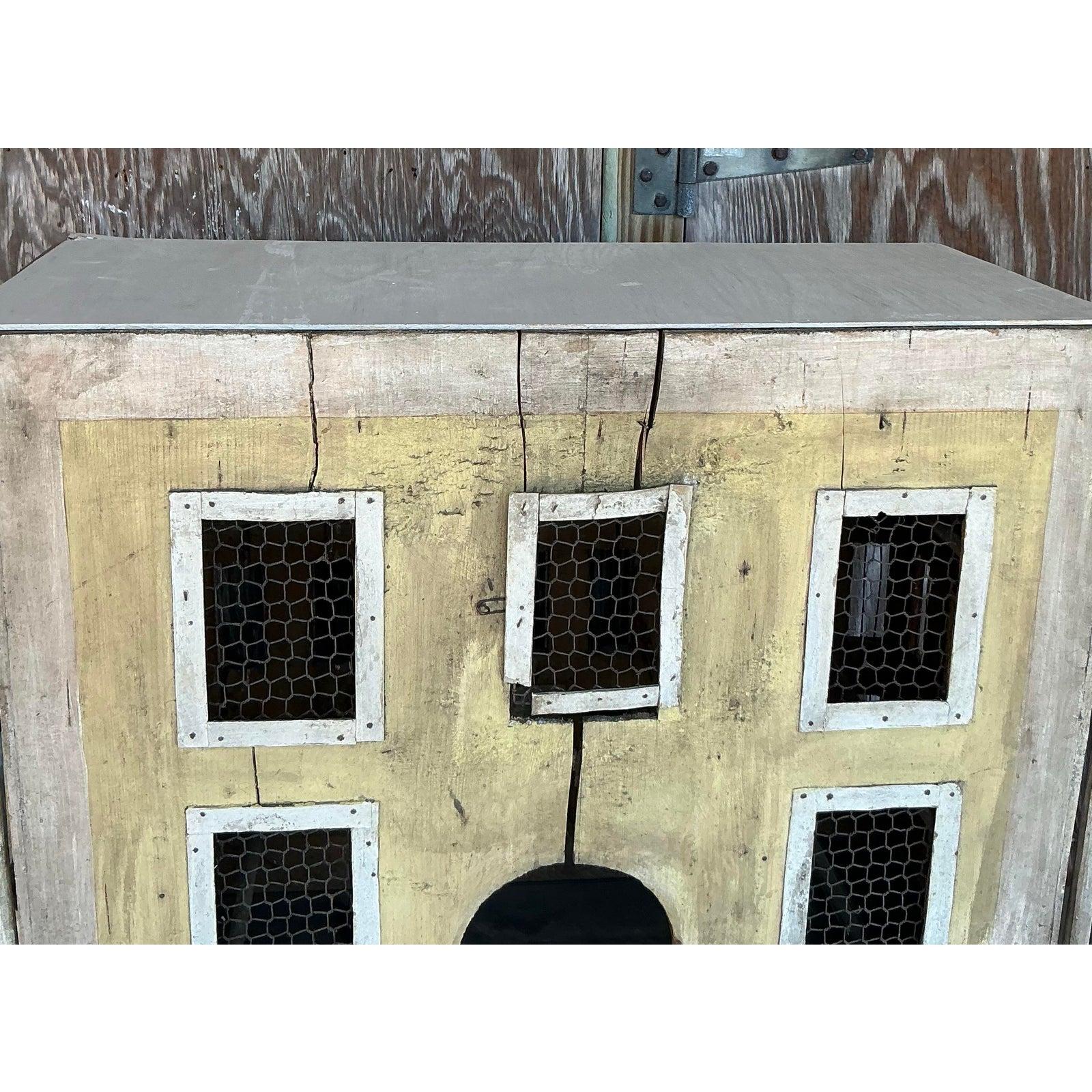 Américain Vintage Boho Distressed Architectural Model en vente
