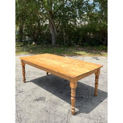 Table de ferme Vintage Boho Distressed