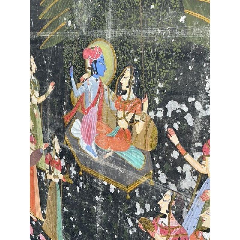 Vintage Boho Distressed Silk Pishwaa (20. Jahrhundert) im Angebot