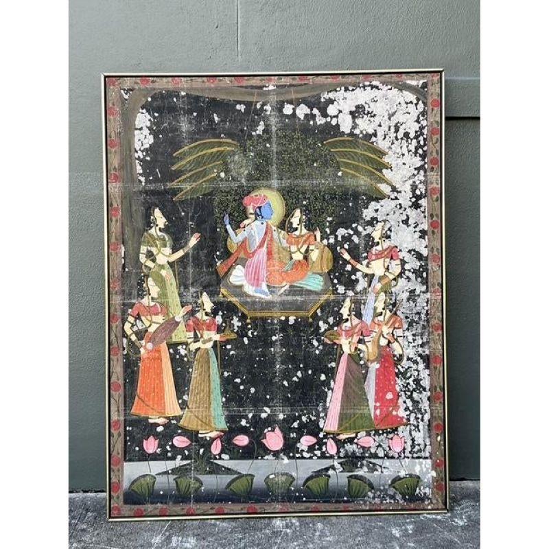 Vintage Boho Distressed Silk Pishwaa im Angebot 2