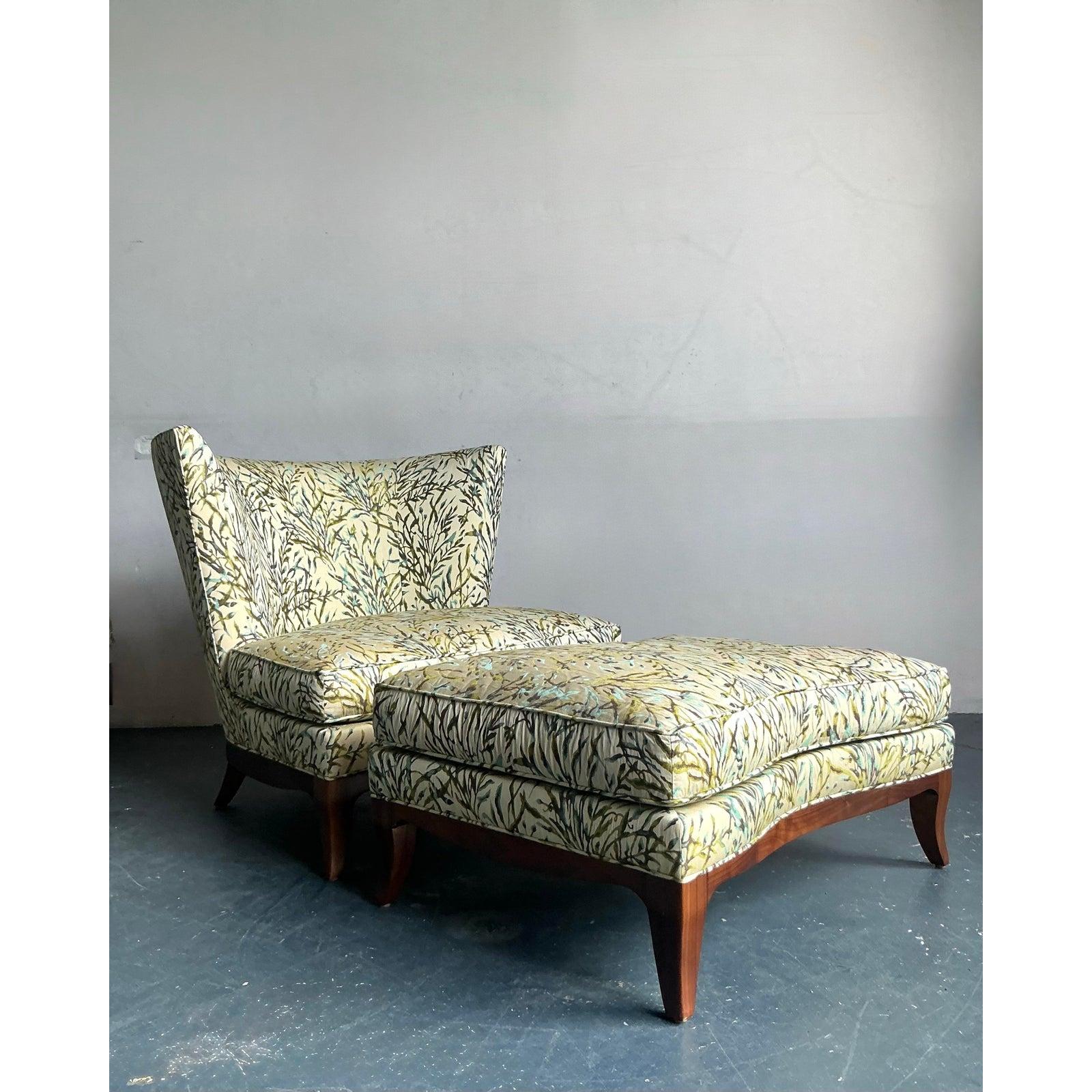 Vintage Boho Donghia Seide Jacquard 