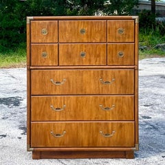 Vintage Boho Drexel “Accolade” Tall Chest of Drawers
