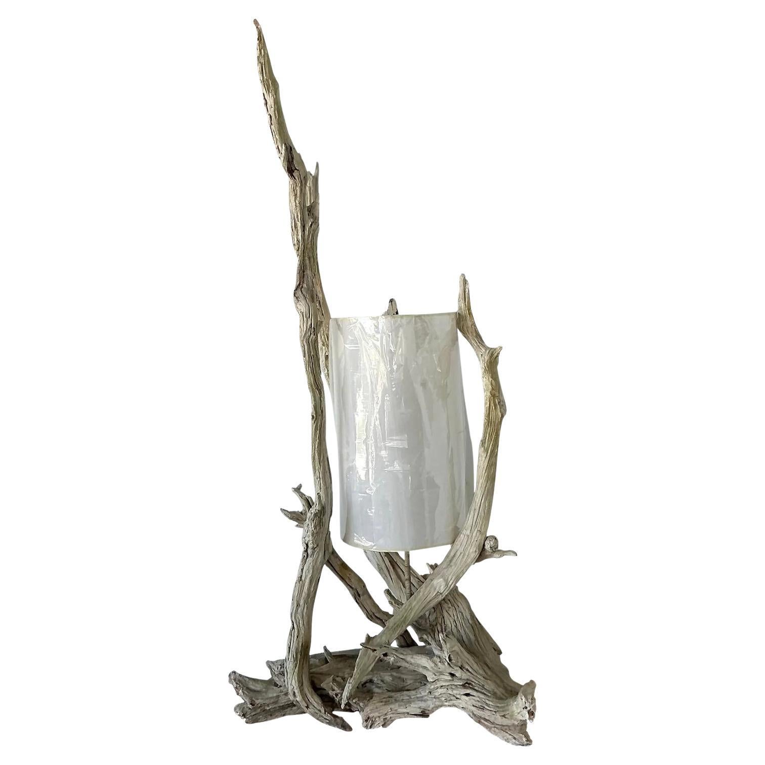 Vintage Boho Driftwood Lamp
