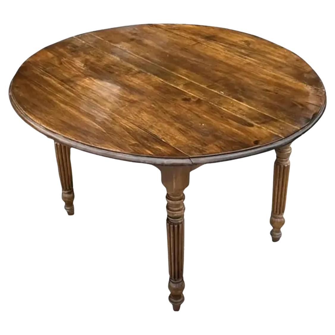 Vintage Boho Drop Leaf Dining Table