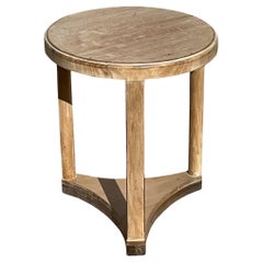 Tavolino vintage Boho Dunbar in legno lavato