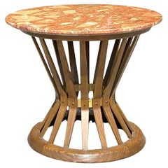 Vintage-Beistelltisch mit Terrazzoplatte, Boho Edward Wormley für Dunbar, Vintage