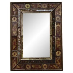 Vintage Boho Eglomise Mirror