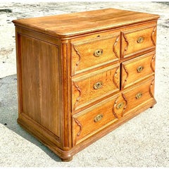 Vintage Boho English Georgian Gentlemen’s Chest of Drawers