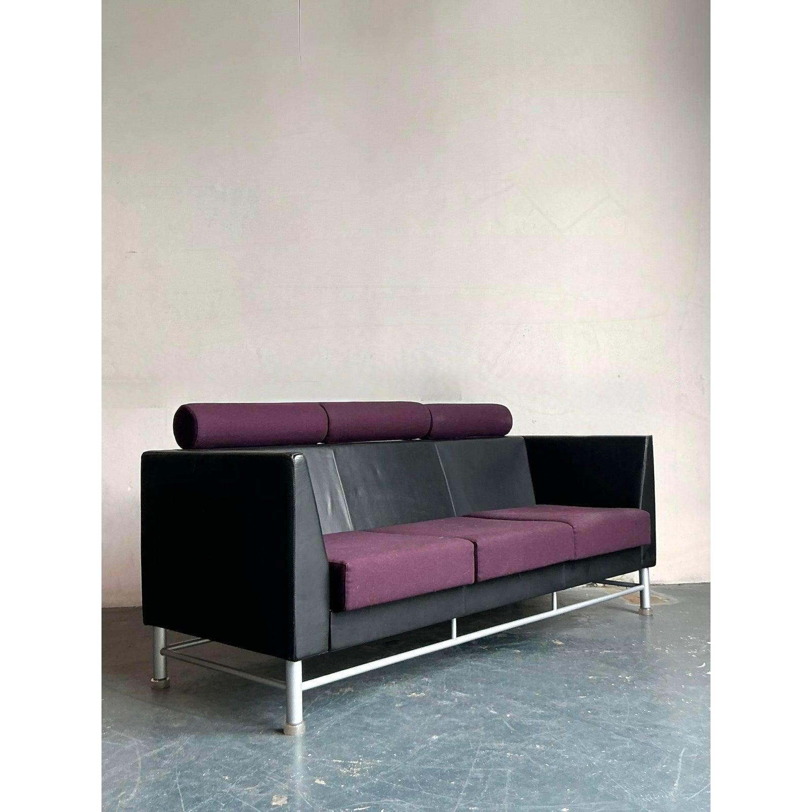 Sofá postmoderno Vintage Boho Ettore Sottsass para Knoll en venta 1