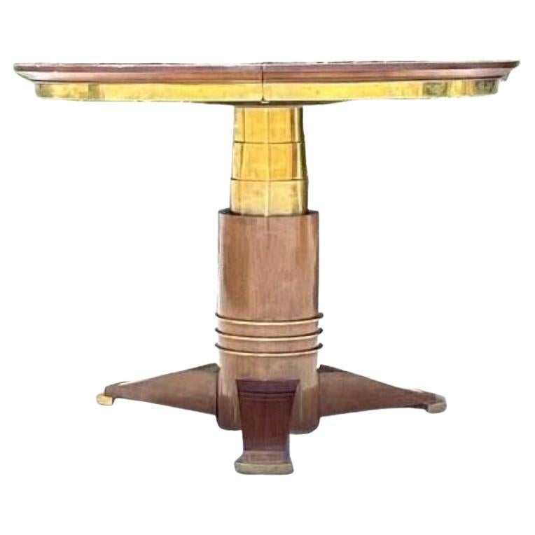 Vintage Boho Jules LeLue Extendable Telescoping Dining Table