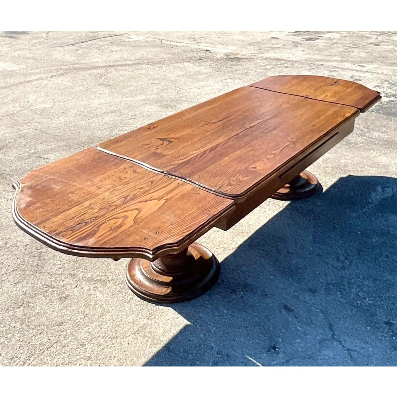 vintage boho coffee table