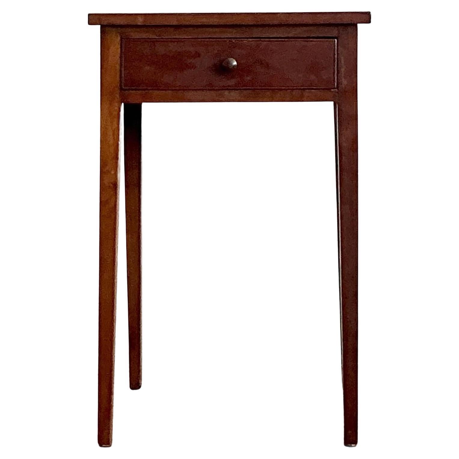 Vintage Boho Federal Side Table For Sale