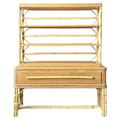 Vintage Boho Ficks Reed Etagere