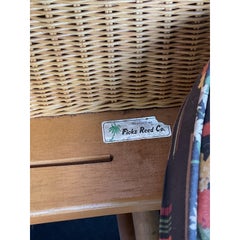 Vintage Boho Ficks Reed Woven Rattan Sofa