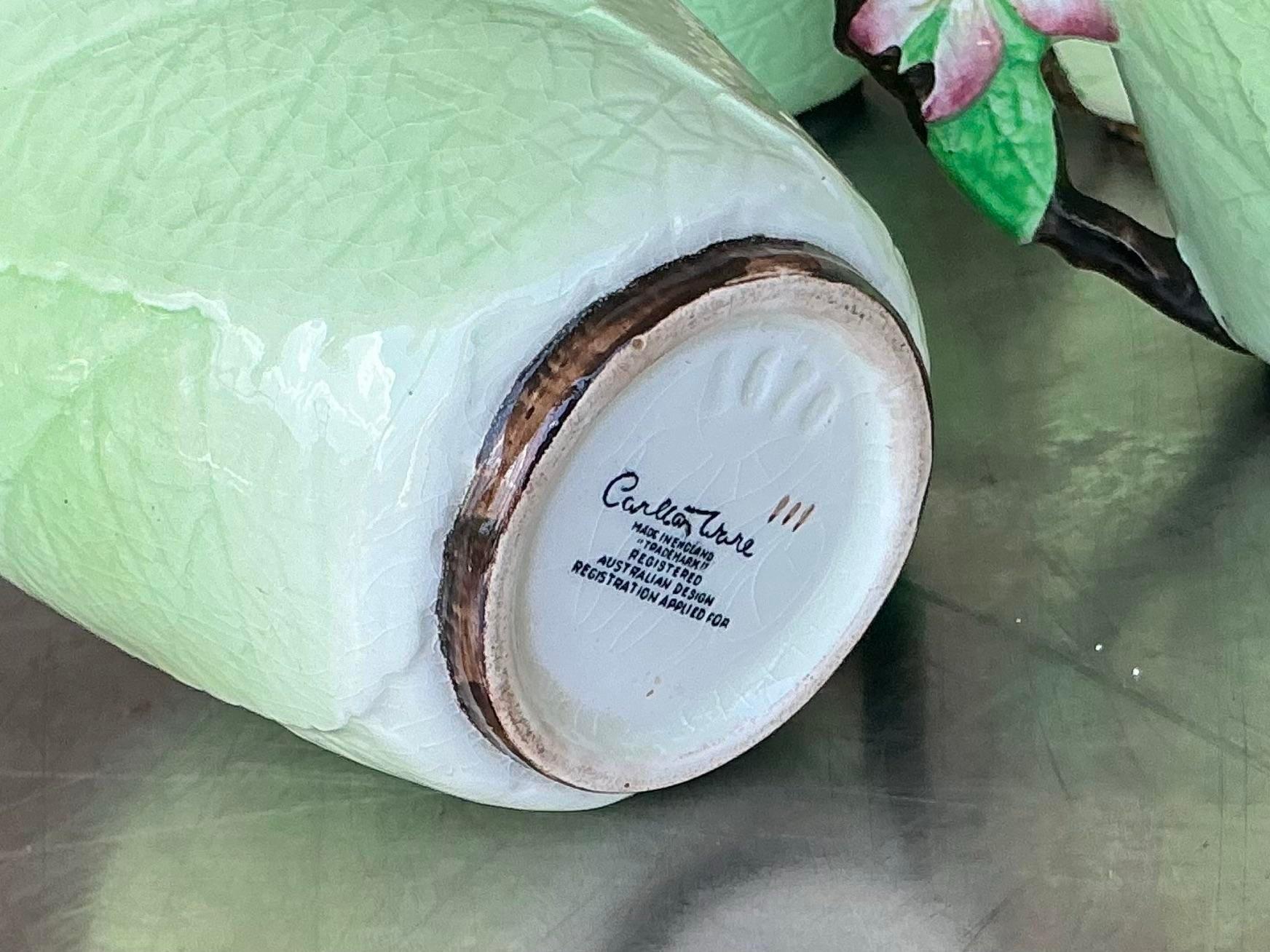 Vintage Boho Floral Carlton Ware Juego de Té de 21 Cerámico en venta
