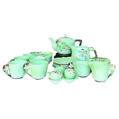 Vintage Boho Floral Carlton Ware Tea Set of 21