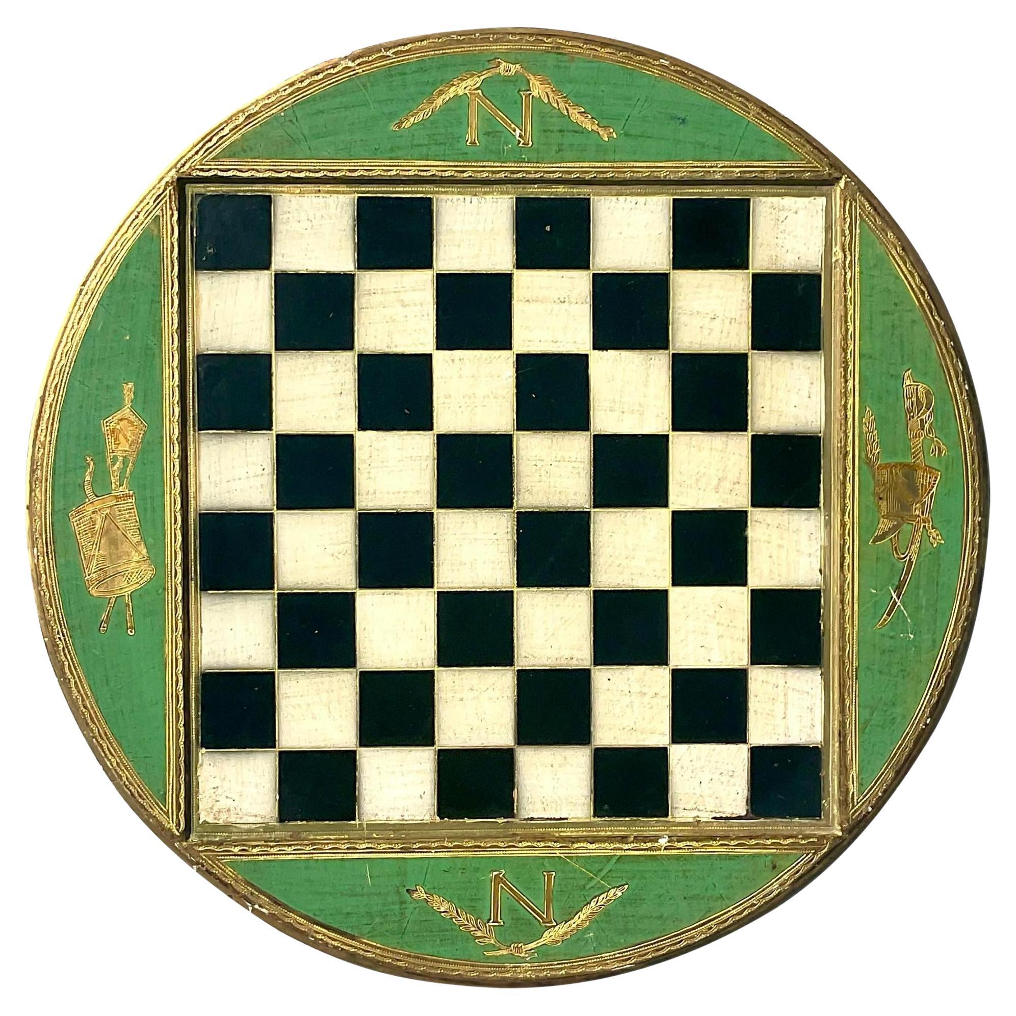 Vintage Boho Florentine Gilt Embossed Checkerboard (damier gaufré)