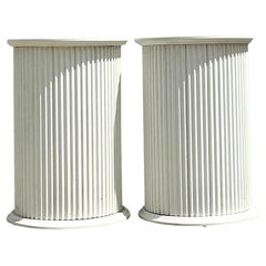 Paire de colonnes cannelées Boho Vintage The Pedestal