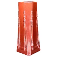 Jarrón de cerámica vintage boho Frank Lloyd Wright