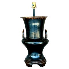Vintage Boho Frederick Cooper Glazed Ceramic Lamp