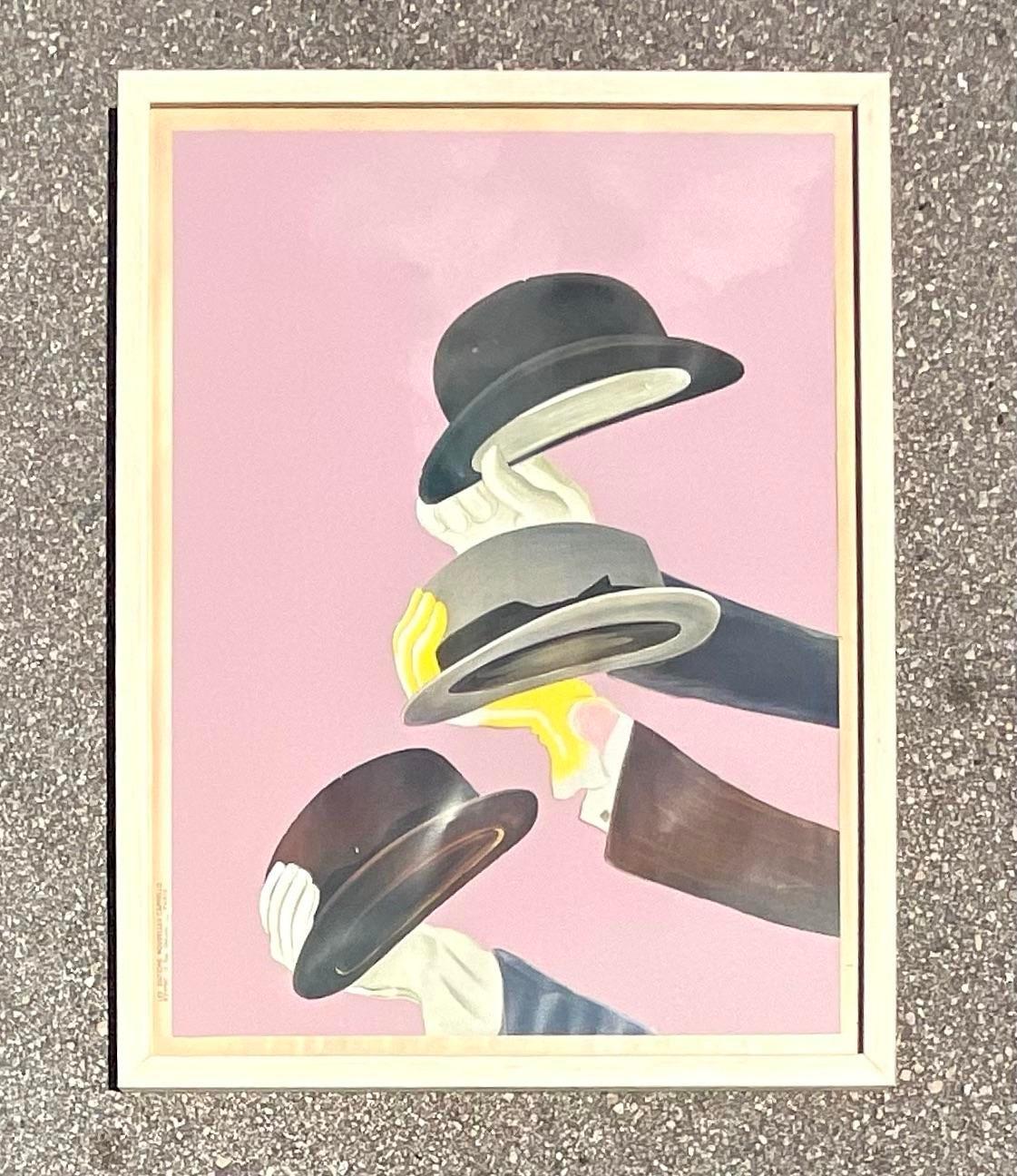 Vintage Boho French Mossant Advertising Poster Cutout combines the whimsical elegance of bohemian style with classic American advertising art. This unique cutout features the iconic Mossant imagery, blending nostalgic French charm with a playful,