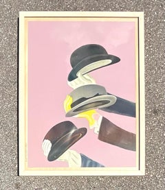 Vintage Boho French Mossant Advertising Poster Cutout