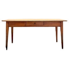 Tavolo da fattoria in legno francese vintage Boho