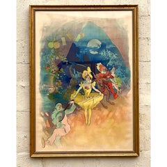 Vintage Boho French Poster After Toulouse-Lautrec