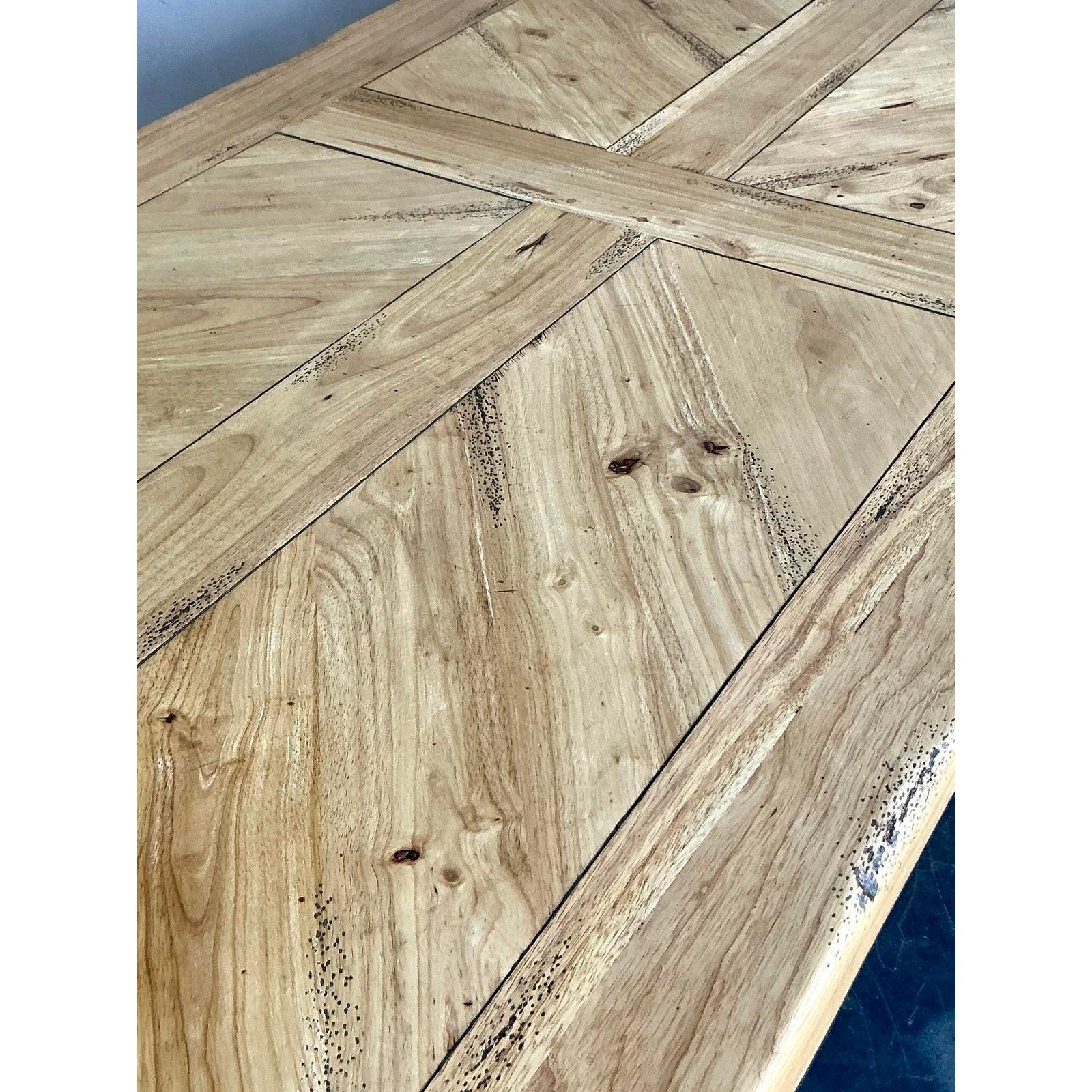 Mesa de comedor francesa boho vintage en venta 2