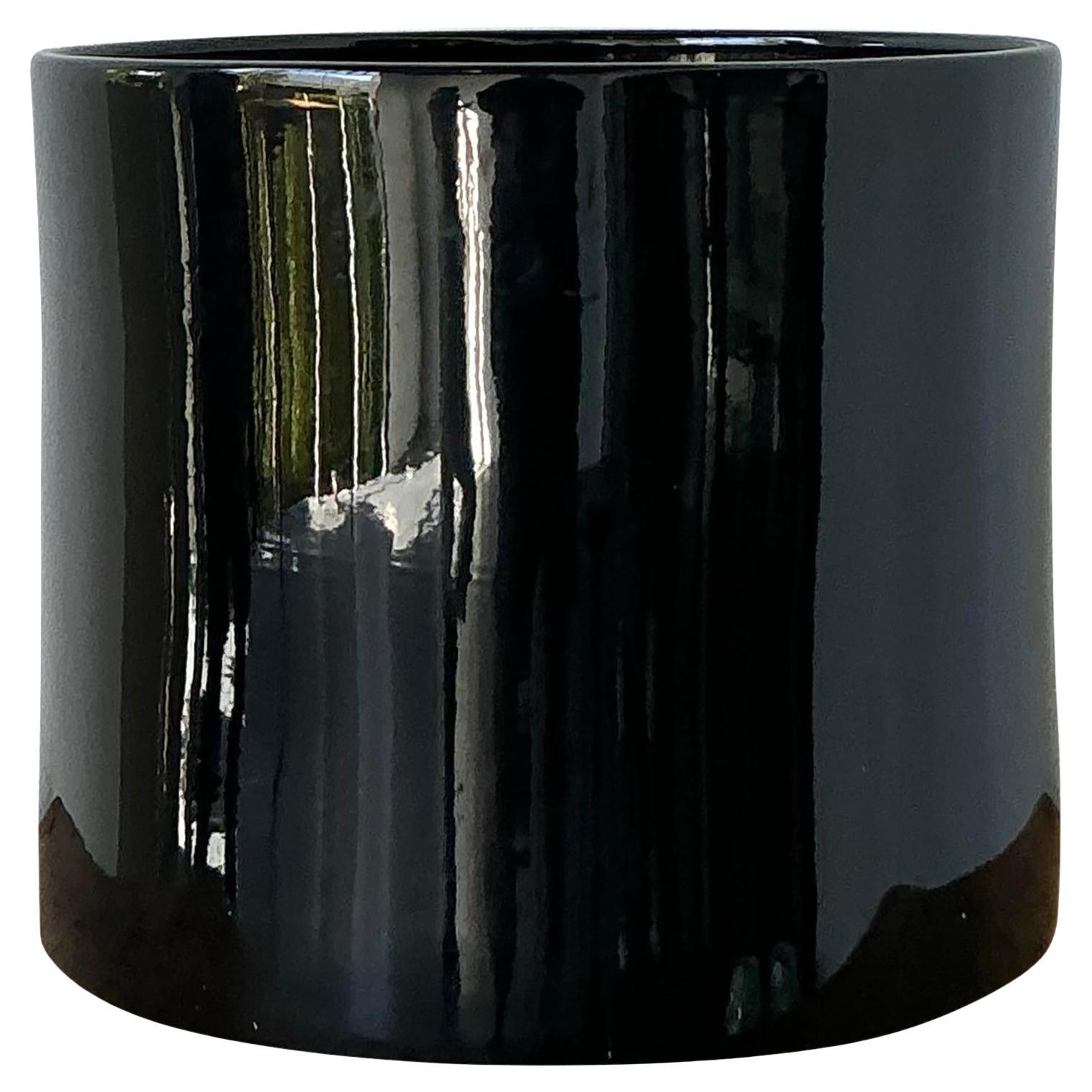 Vintage Boho Gainey Glazed Ceramic Planter For Sale