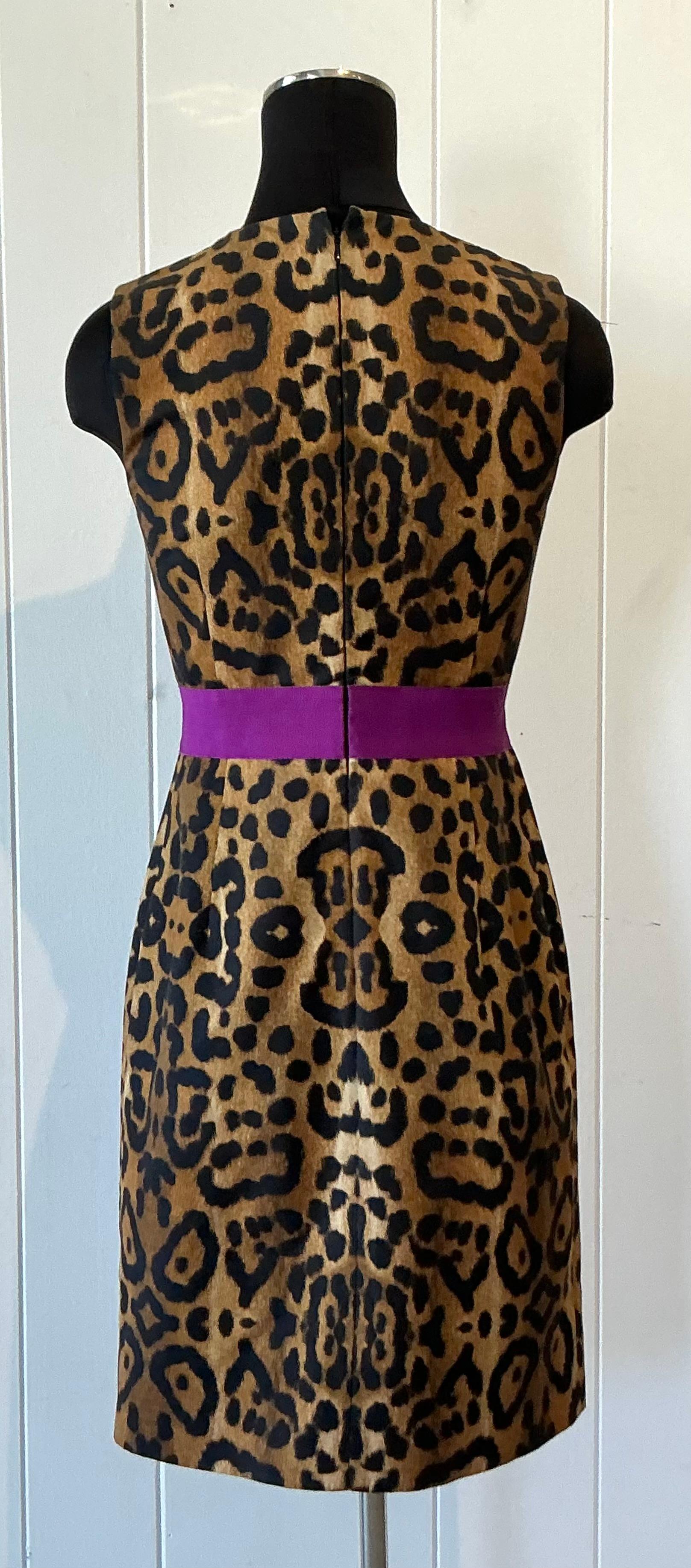 Women's Vintage Boho Giambattista Leopard Dress For Sale