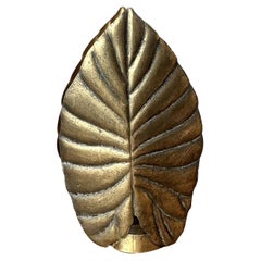 Vintage Boho Gilt Leaf Lantern