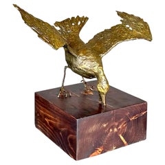 Vintage Boho Gilt Tipped Bird Sculpture