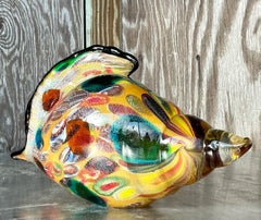 Vintage Boho Glass Conch Shell After Murano