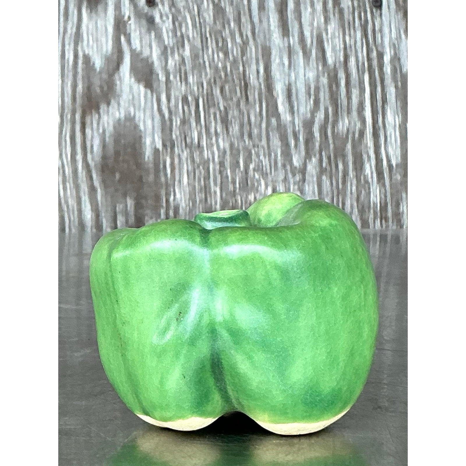 Americano Peperone in ceramica smaltata Vintage By in vendita