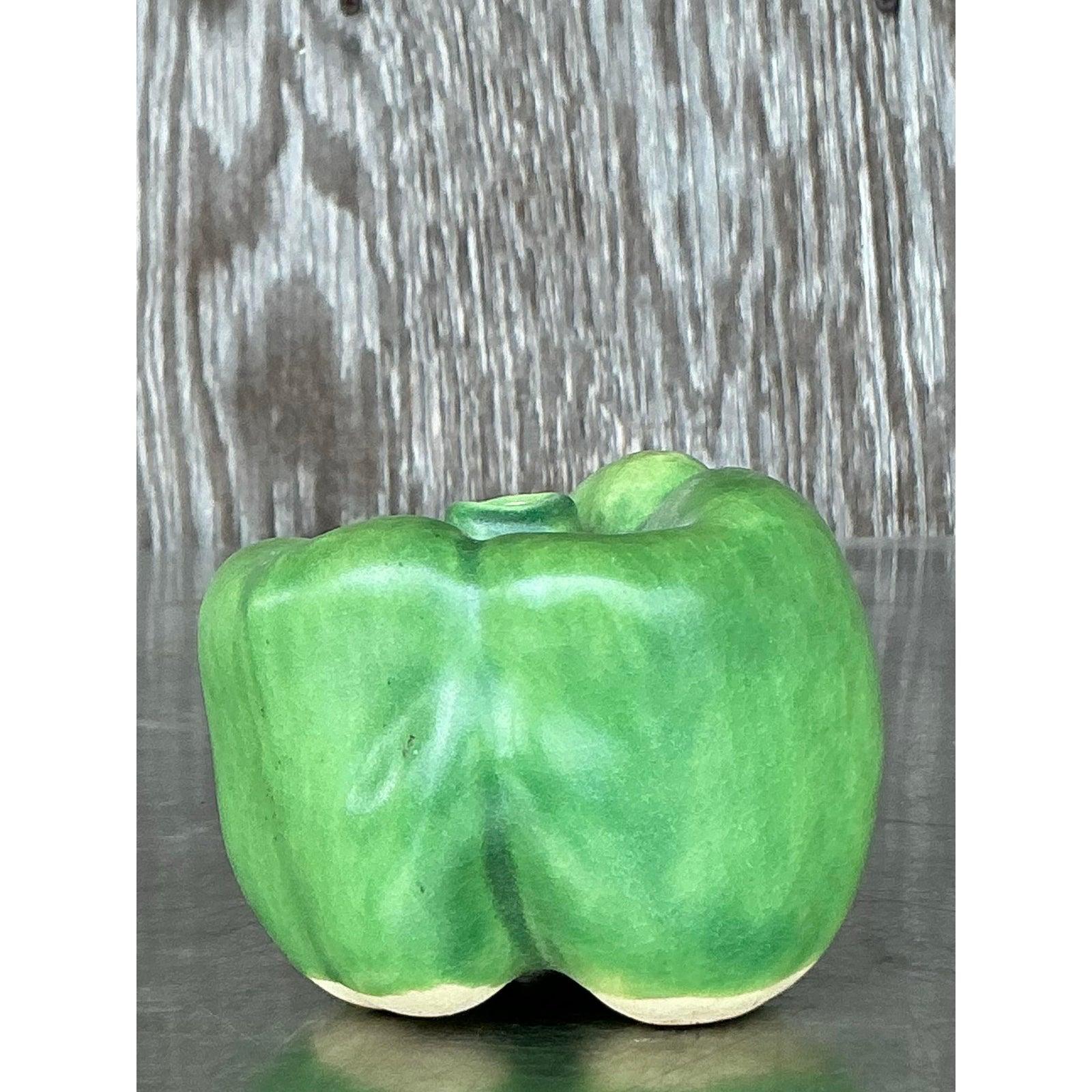 Peperone in ceramica smaltata Vintage By In condizioni buone in vendita a West Palm Beach, FL