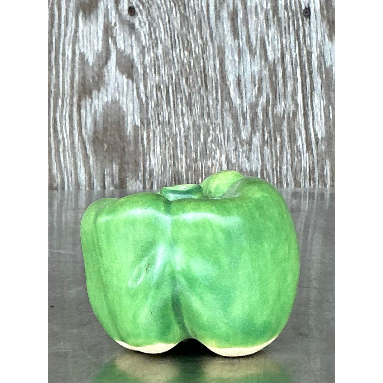 XX secolo Peperone in ceramica smaltata Vintage By in vendita