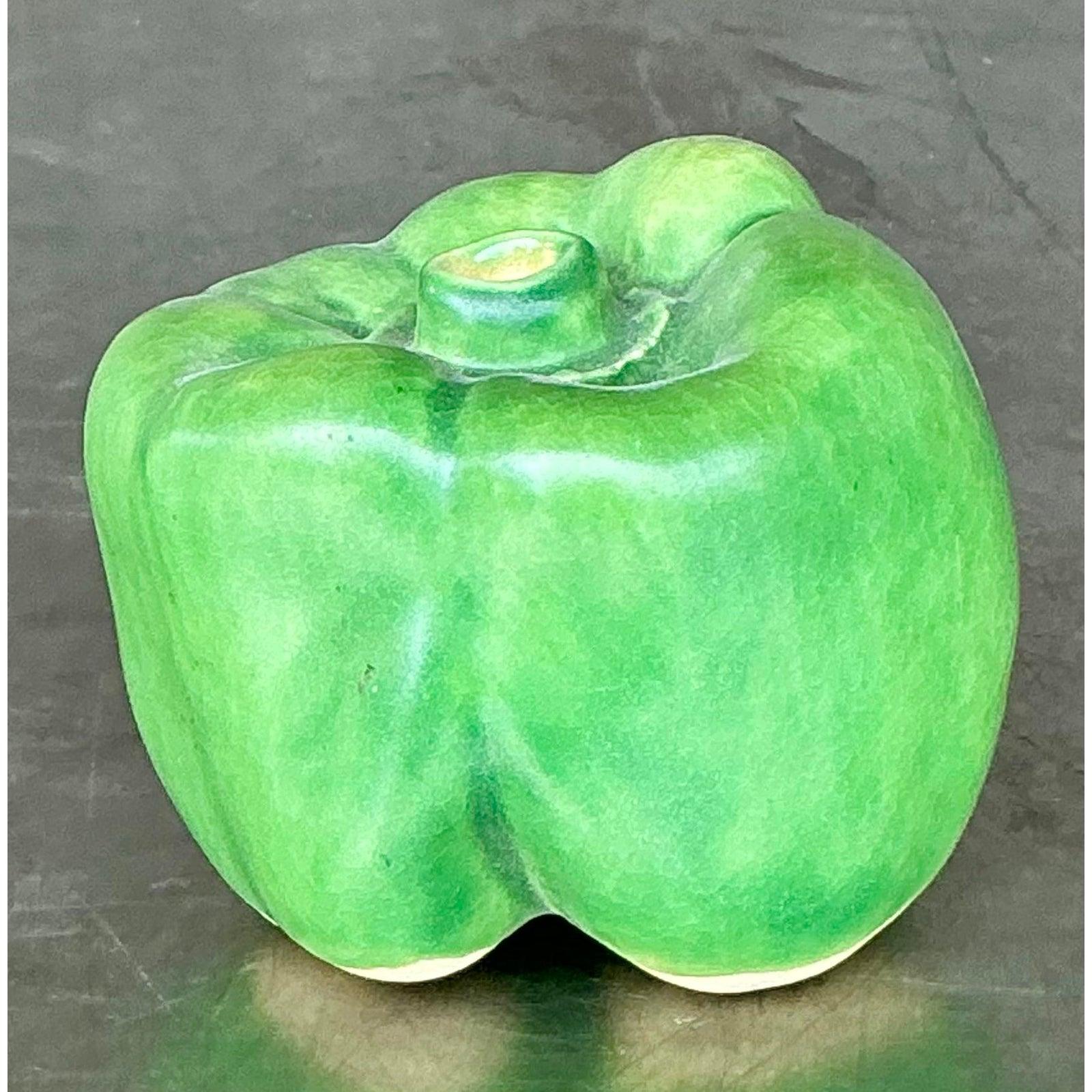 Peperone in ceramica smaltata Vintage By in vendita 3
