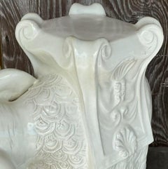 Taburete bajo de cerámica esmaltada Boho Vintage Elefante