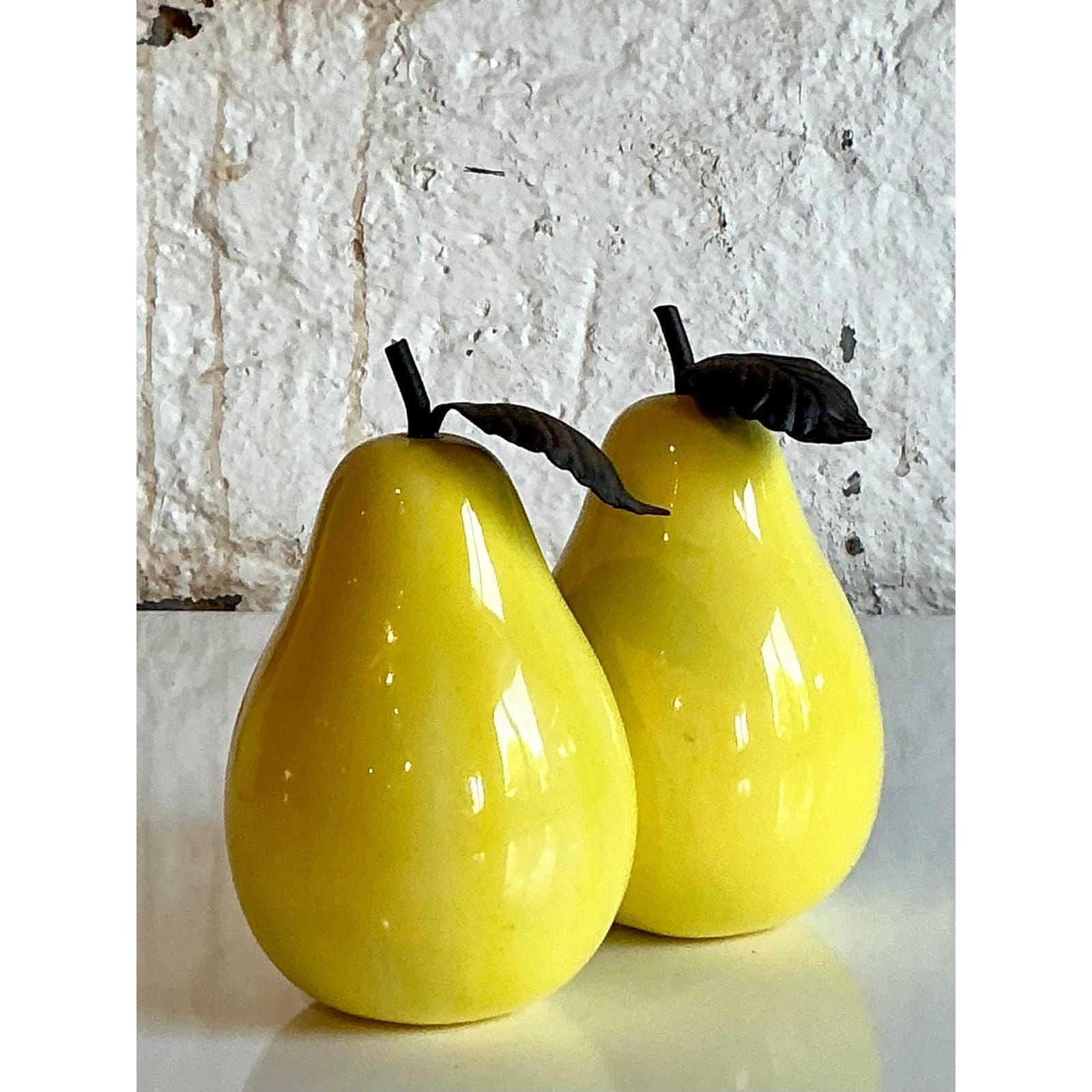 Americano Pere vintage in ceramica smaltata Boho - Set di 2 in vendita