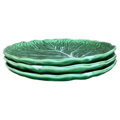 Vintage Boho Glazed Ceramic Plates - Set of 3