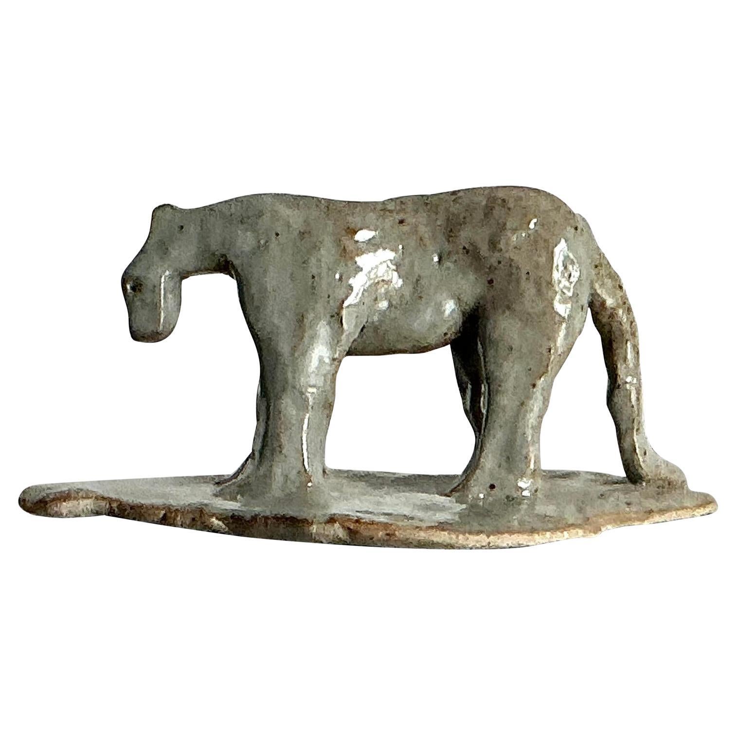 Tigre in ceramica smaltata Vintage By in vendita