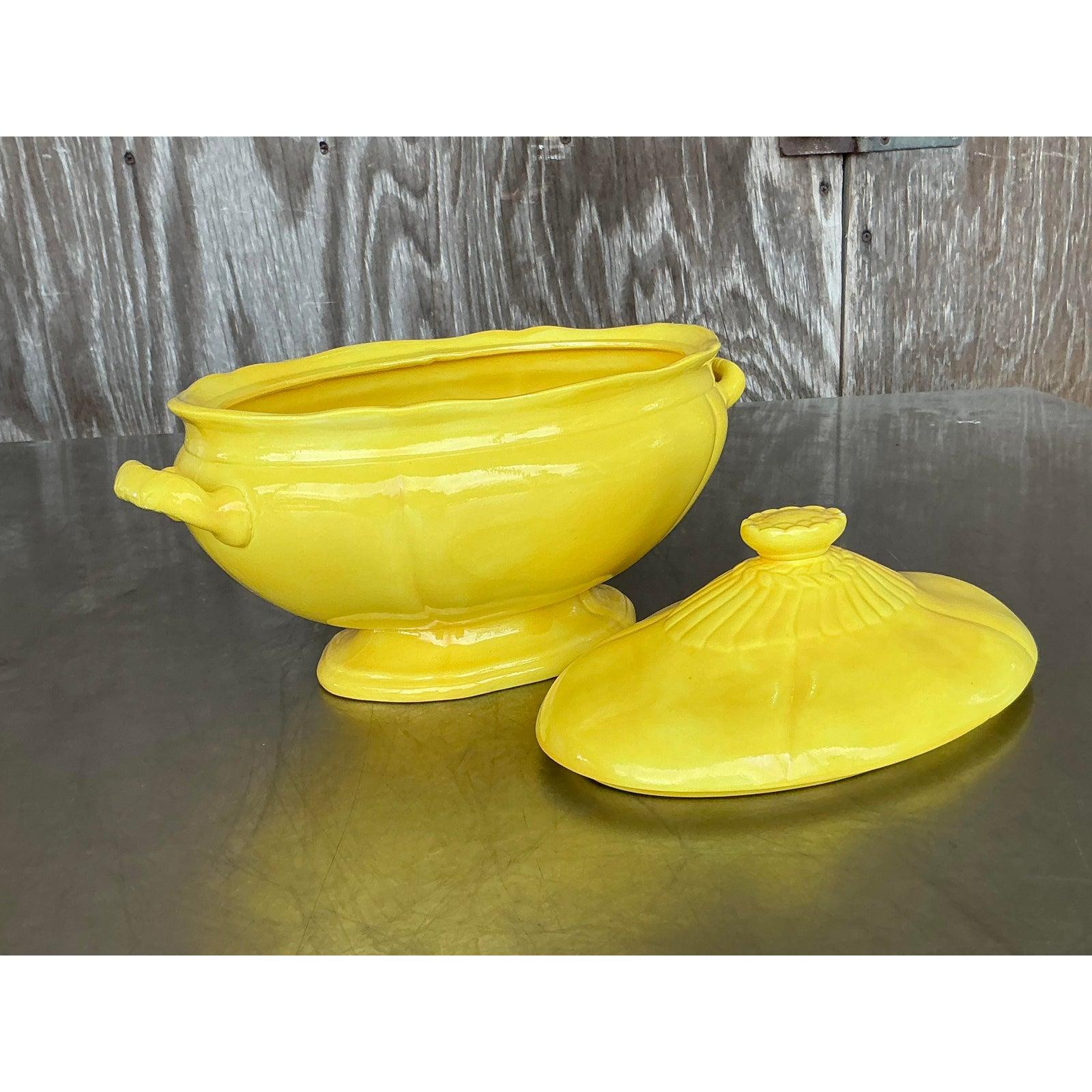 Zuppiera in ceramica smaltata Vintage By in vendita 3